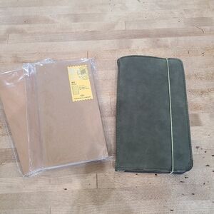 Roterfaden Taschenbegleiter A5 slim Standard TN Leather Notebook Cover+extras!